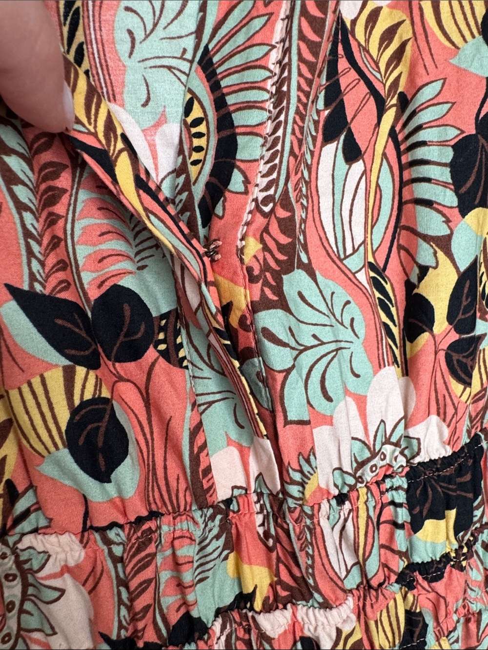 Maeve Anthropologie Somerset Maxi Dress Size Small Floral - Picture 7 of 10